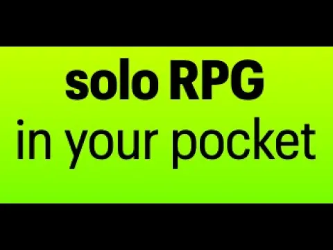 Solo RPG in your pocket