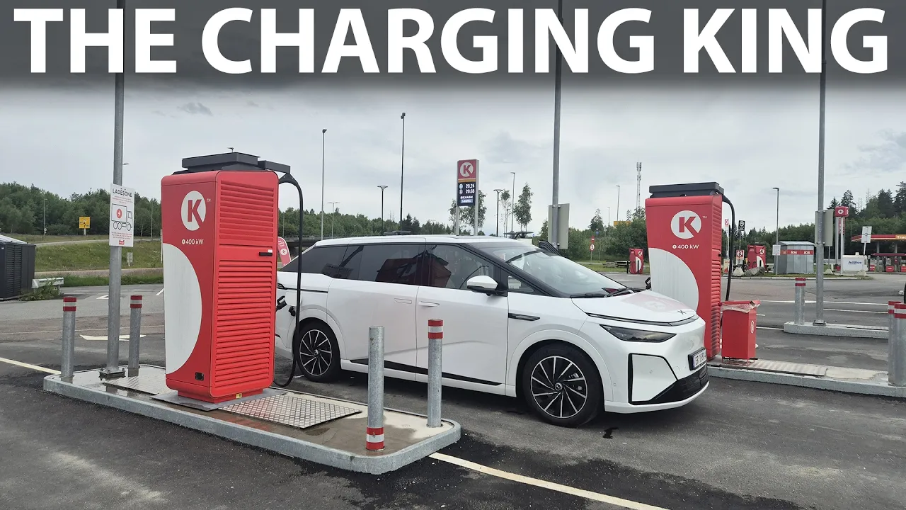 Xpeng X9 Performance 2026 charging test vs BMW iX3, Zeekr 7X and Cybertruck