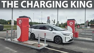 Xpeng X9 Performance 2026 charging test vs BMW iX3, Zeekr 7X and Cybertruck