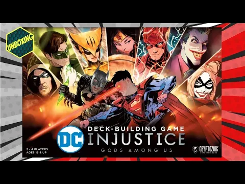 Injustice Gods Among Us - A DC Deck-Building Game Boardgamechuck Unboxing