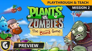 Plants vs Zombies | Preview Playthrough & Impressions | Mission 2