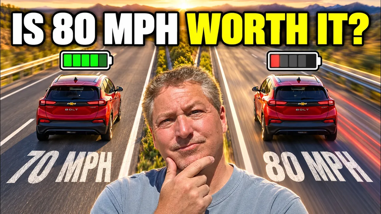 70 MPH vs 80 MPH: How Much Range Does The 2027 Chevy Bolt Lose?