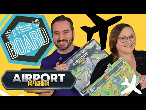 Airport Empire - Board Game Review. It's time to board this Aviation tile building duel boardgame