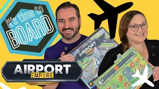 Airport Empire - Board Game Review. It's time to board this Aviation tile building duel boardgame