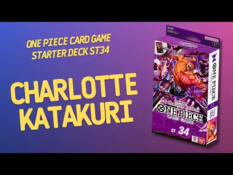 One Piece Card Game Starter Deck Purple Charlotte Katakuri ST34 | Inside with João Ricardo Ep917