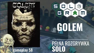 Golem | pełna rozgrywka solo | zasady gry | automa "Gollum" - poziom 3