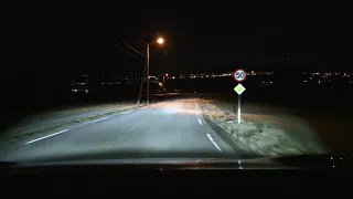 VW ID4 regular LED headlights test