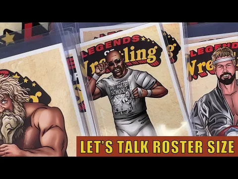 Let's talk roster size. Promoter Toolbox Filsinger Games Legends of wrestling WWF Memphis Portland