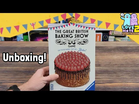 Unboxing of The Great British Baking Show Game | Ravensburger