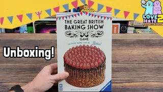 Unboxing of The Great British Baking Show Game | Ravensburger