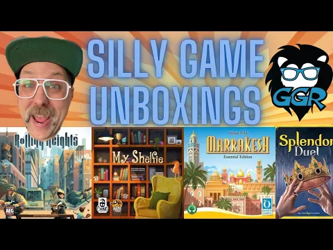 Silly Board Game Unboxings - April, 2023 - Autobahn, Marrakesh, Splendor Duel, and More!