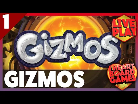 Gizmos, from CMON, by Phil Walker-Harding | Live Play | Session 1, 4 Players