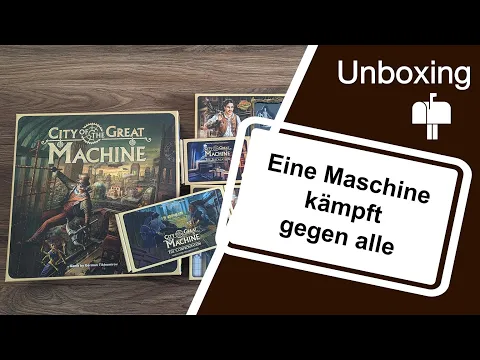 #Unboxing - City of the Great Machine (crowD Games 2023) | Expansion und KS Exlcusive Packs