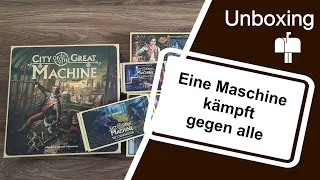 #Unboxing - City of the Great Machine (crowD Games 2023) | Expansion und KS Exlcusive Packs