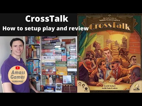 CrossTalk How to set up, play and review by * AmassGames *