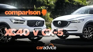 Volvo XC40 v Mazda CX-5: Size and value!