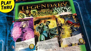 MARVEL LEGENDARY Playthrough with the Doctor Strange and the Shadows of Nightmare Expansion