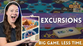 Excursions Board Game Review | A Streamlined Galactic Cruise Experience?