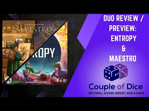 Duo Review/Preview: Entropy & Maestro - Das können die beiden Neuheiten von Board&Dice