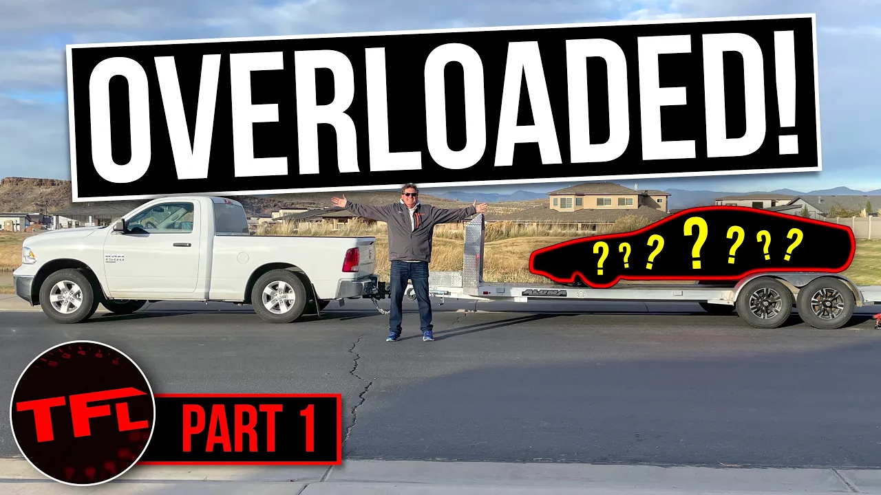 I Bought This Classic Sports Car Bargain & IMMEDIATELY Overloaded My New Ram By THIS Much!