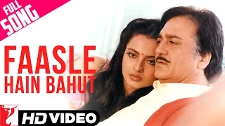 Faasle Hain Bahut | Full Song | Faasle | Sunil Dutt | Rekha | Asha Bhosle | Shiv-Hari | Shahryar