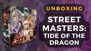 Street Masters III: Tide of the Dragon Board Game Unboxing | DaniCha