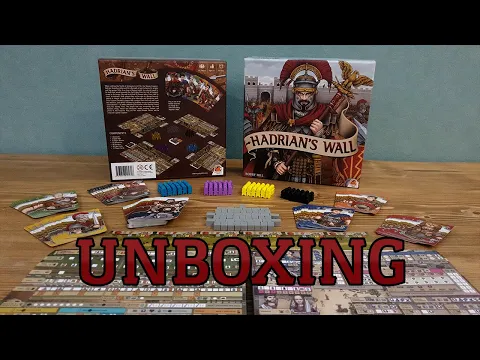 Hadrian's Wall - Kutu Oyunu Açılımı Falan - ASMR Board Game Unboxing
