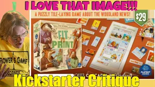 Fit to Print - Kickstarter Critique Review
