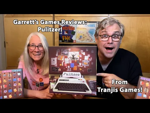 Investigating 1970's scandals and cover ups! Garrett's Games Reviews Pulitzer from Tranjis Games!