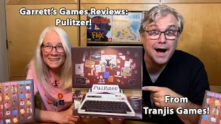 Investigating 1970's scandals and cover ups! Garrett's Games Reviews Pulitzer from Tranjis Games!