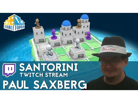 Santorini Tabletopia Steam w/ Paul Saxberg from Roxley Games!