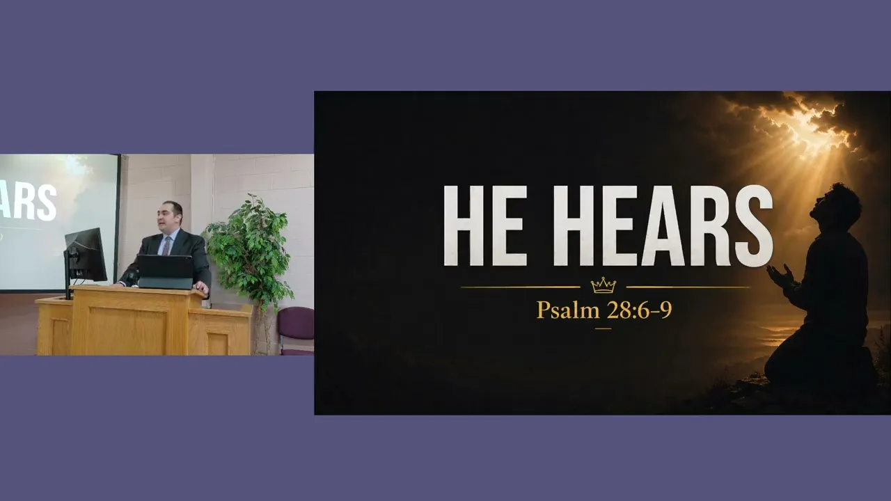 HE HEARS