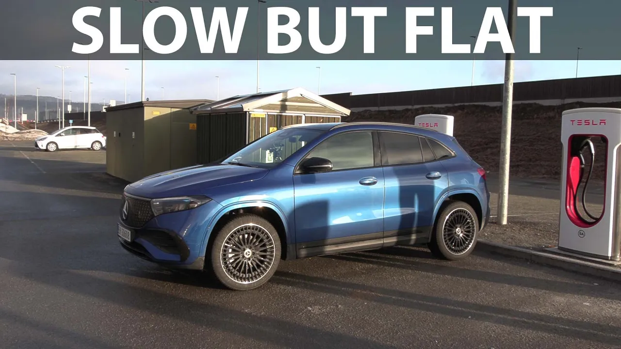 Mercedes EQA 250+ charging test