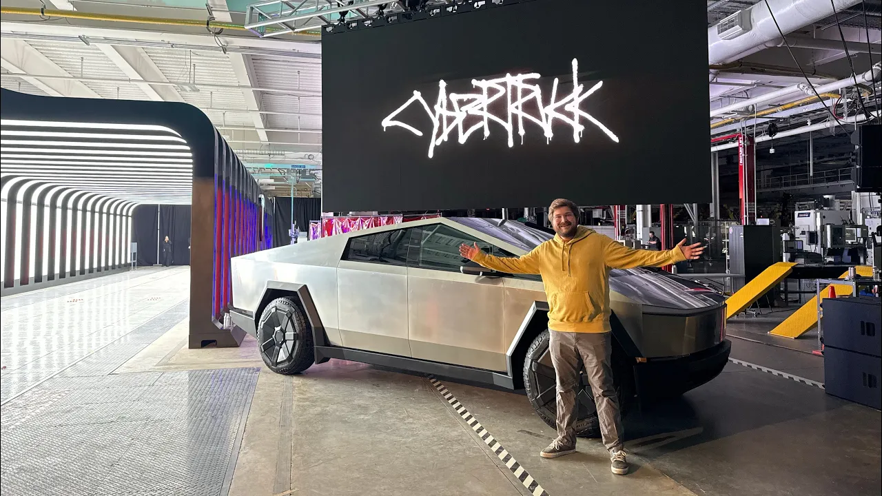 Our Tesla Cybertruck Delivery Experience Vlog! We Had The Factory To Ourselves