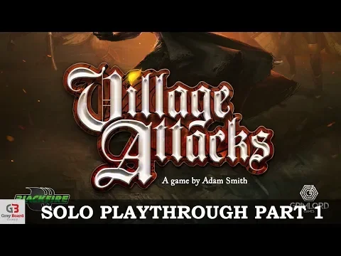 Village Attacks - Solo Playthrough - Part 1 (using 4 Monsters, Troll, and day/night mode)