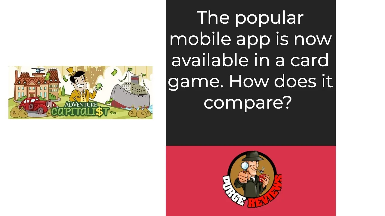 Adventure Capitalist The Card Game by Purge Reviews HD 1080p
