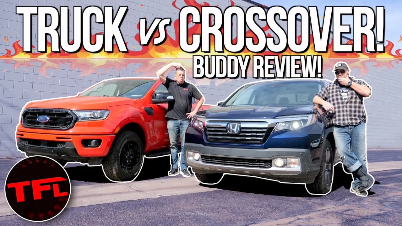 Honda Ridgeline Surprises When Compared Against a Ford Ranger FX4 in this Comprehensive Buddy Review