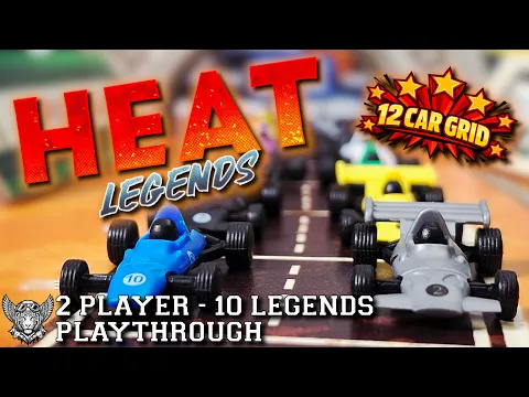 Heat Pedal to the Metal - 2 Players vs 10 Legends — Full 12-Car Grid Playthrough