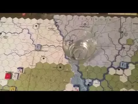 GMT's US Civil War Play through - 1861 Summer 2 End Phase