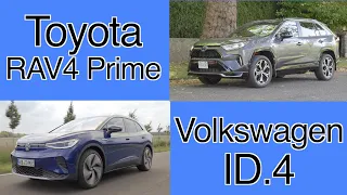 Toyota RAV4 Prime VS Volkswagen ID 4 comparison