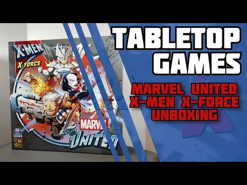Marvel United X-Men Board Game | X-FORCE EXPANSION | Unboxing | Game by CMON