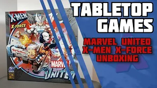 Marvel United X-Men Board Game | X-FORCE EXPANSION | Unboxing | Game by CMON