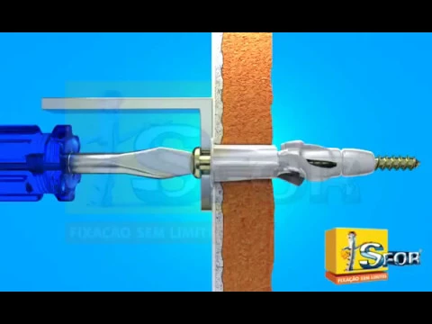 Bucha Plástico Universal 6mm com Parafuso MU Sforplast 30 peças