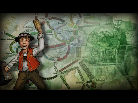 Ticket to Ride Board Game Atmosphere Music (Switzerland Theme, No Ambient Sound)