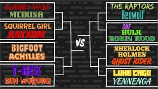 Unmatched Tournament - 2nd Round Bracket!