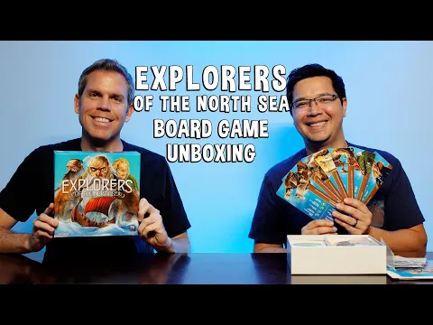 Unboxing Explorers of the North Sea - Viking Board Game