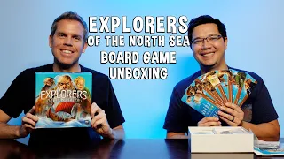 Unboxing Explorers of the North Sea - Viking Board Game