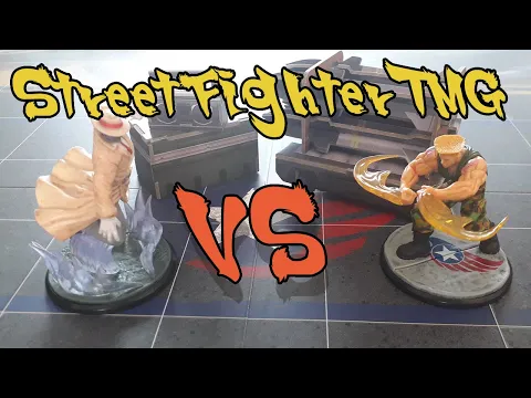 Street Fighter the Miniatures Game Q VS Guile (Physical)