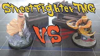 Street Fighter the Miniatures Game Q VS Guile (Physical)