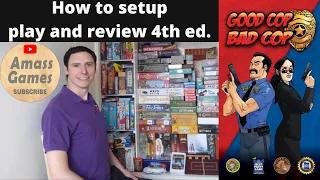 Good Cop Bad Cop 4th ed howtoplay #review #boardgame #party #tabletop AmassGames #games #game